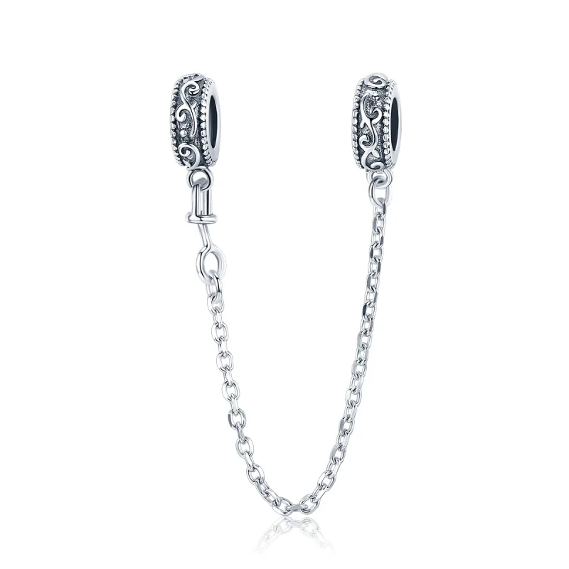(image for) Pandora Style Silver Classical Vine Safety Chain - SCC1546 - Product Image