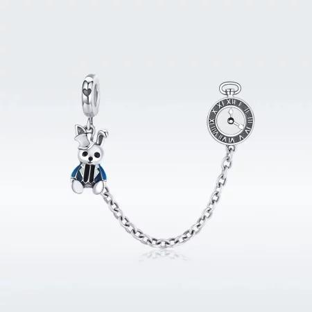 Pandora Style Silver Hare Safety Chain - SCC1443