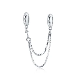 (image for) Pandora Style Silver Simple Chain Safety Chain - SCC1419