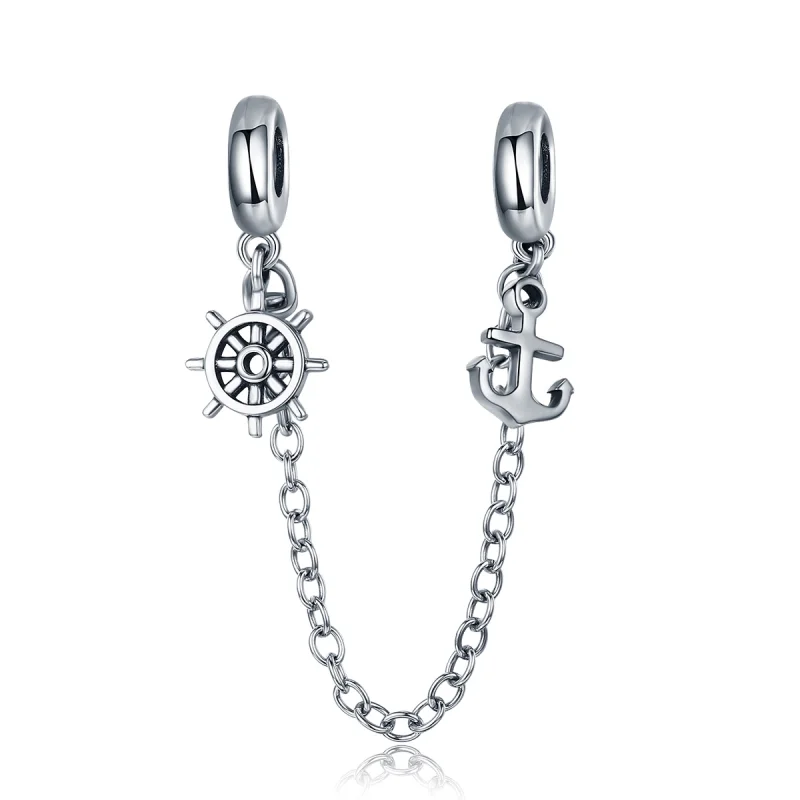 (image for) Pandora Style Silver Voyage Safety Chain - SCC604 - Product Image