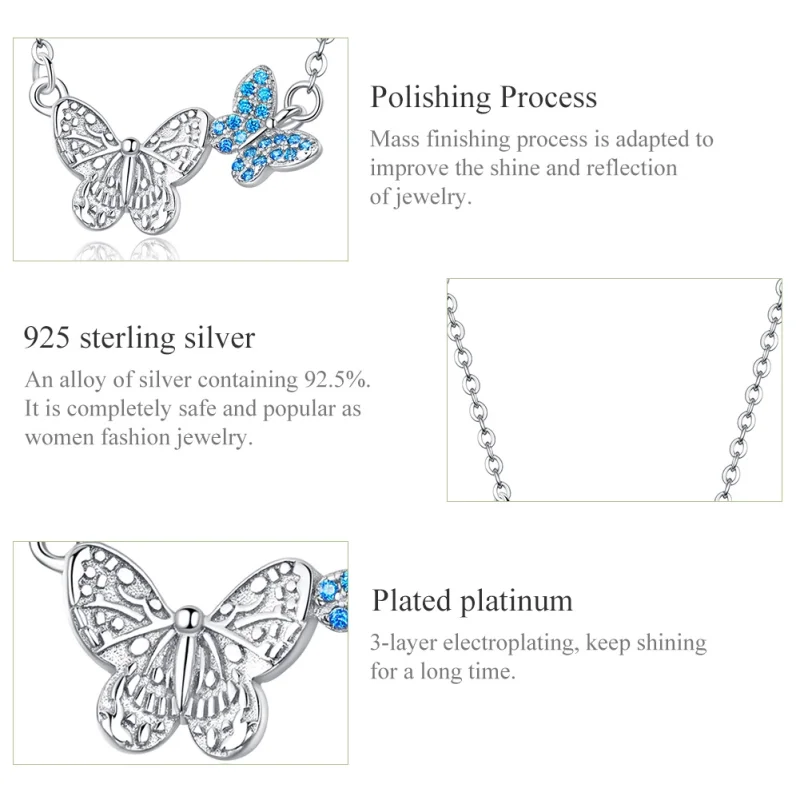 (image for) Pandora Style Butterfly Jewelry set - SET007 - View 3
