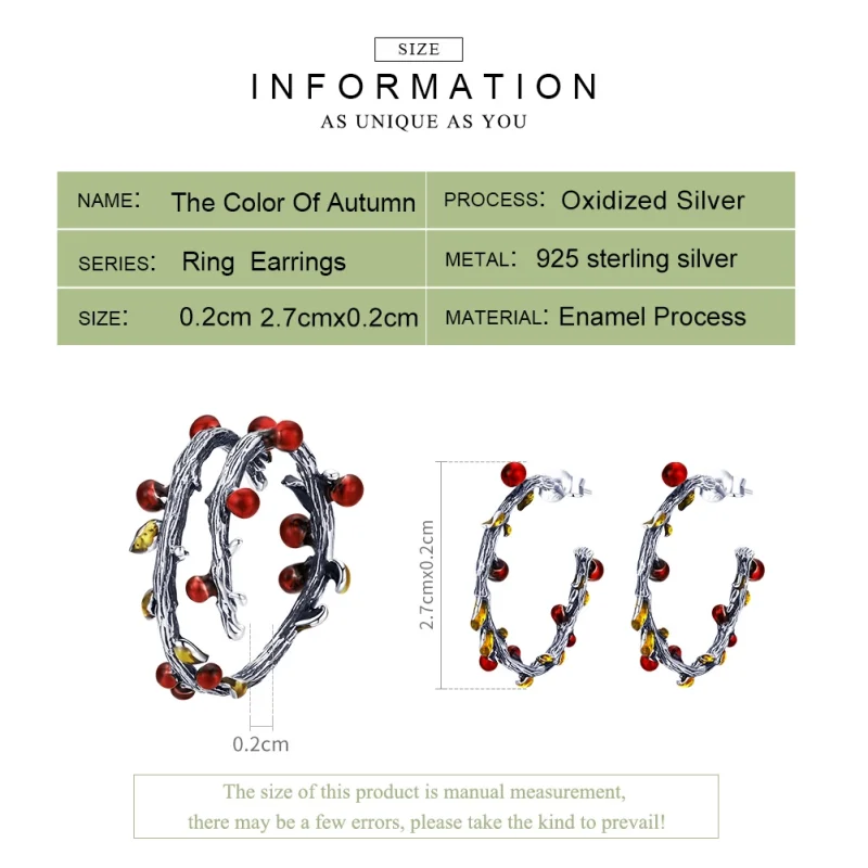 (image for) Pandora Style Color of Autumn Jewelry set - SET005 - View 3