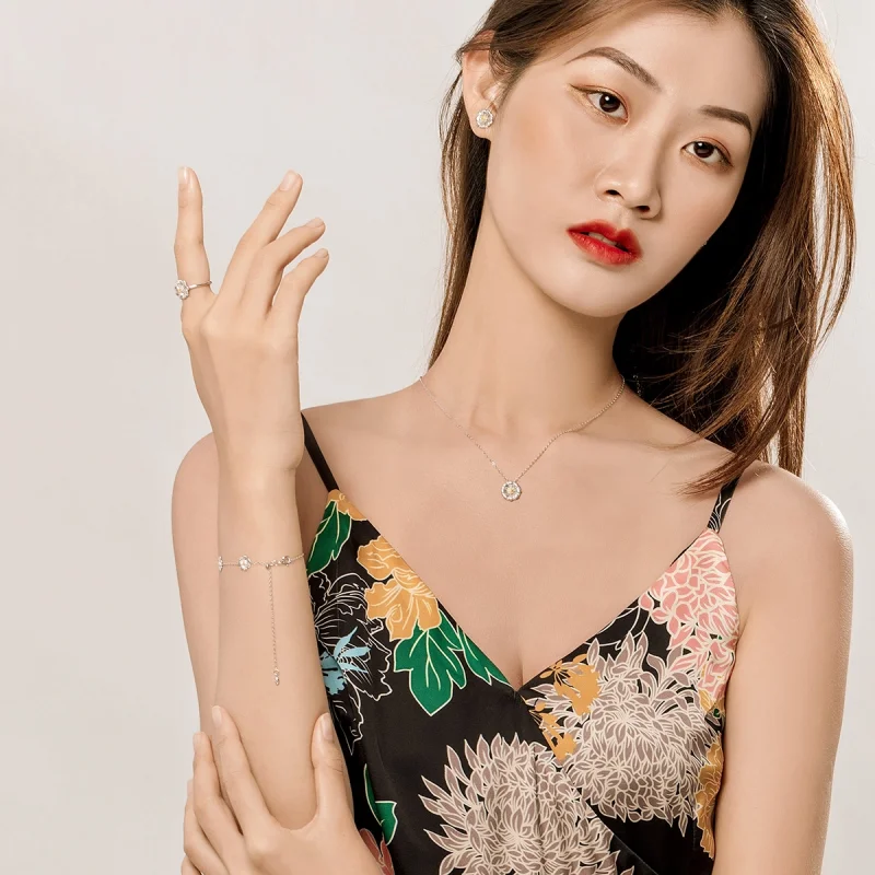 (image for) Pandora Style Daisy Jewelry set - SET001 - View 6