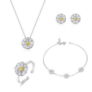 (image for) Pandora Style Daisy Jewelry set - SET001