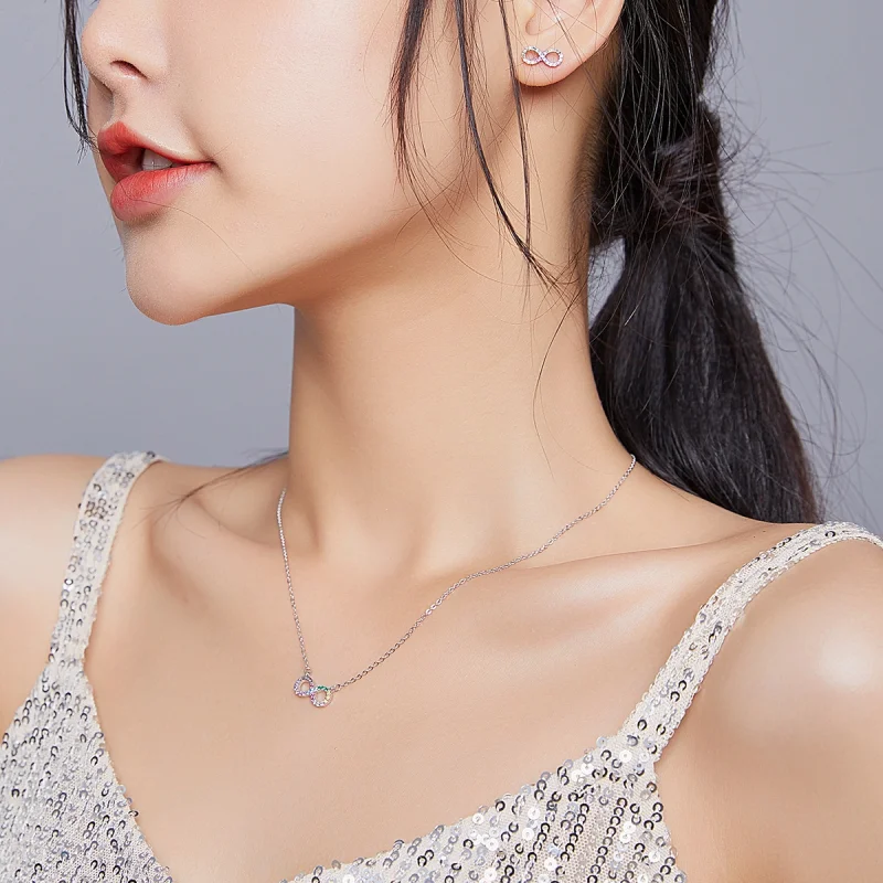 (image for) Pandora Style Infinity Symbol Jewelry Set - SET021 - View 4