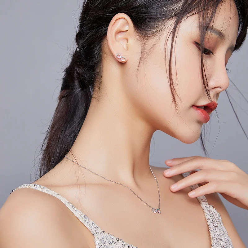 (image for) Pandora Style Infinity Symbol Jewelry Set - SET021 - View 5