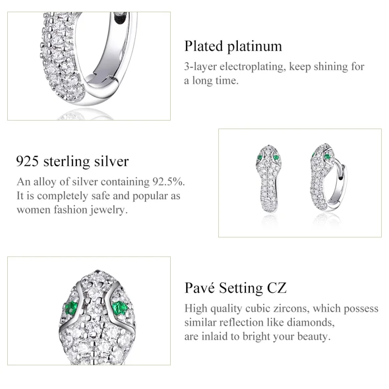 (image for) Pandora Style Snake Jewelry Set - SET020 - View 6