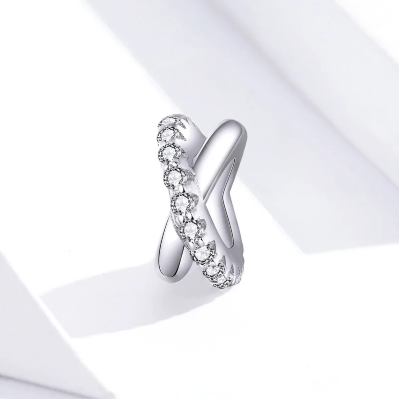 (image for) Pandora Style Silver Chic Spacer Charm - BSC214 - View 4