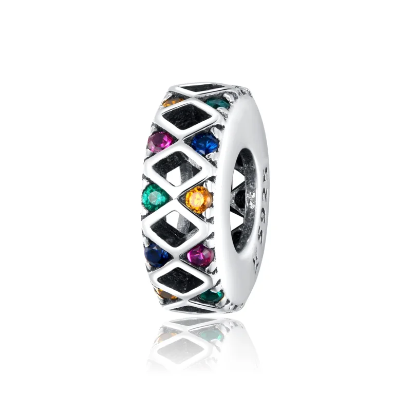 (image for) Pandora Style Silver Circus Jumping Game Spacer Charm - SCC1659 - Product Image