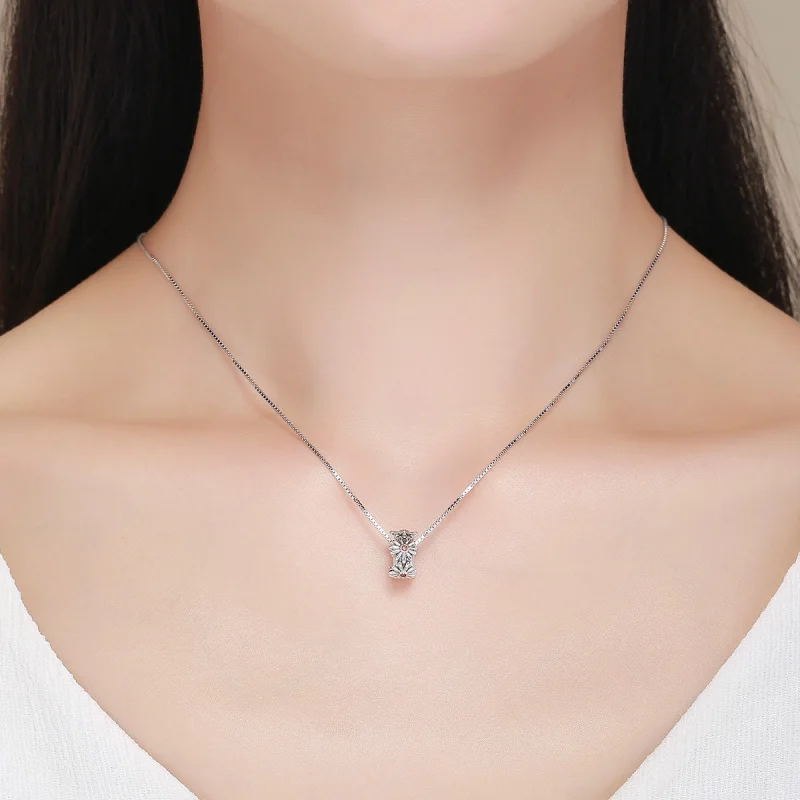 (image for) Pandora Style Silver Daisy Wreath Spacer Charm - SCC598 - View 6