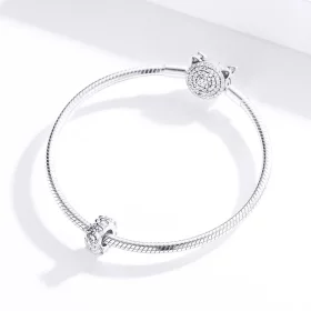 Pandora Style Silver Ladybug Spacer Charm - BSC112