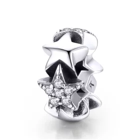 Pandora Style Silver Little Stars Spacer Charm - SCC929