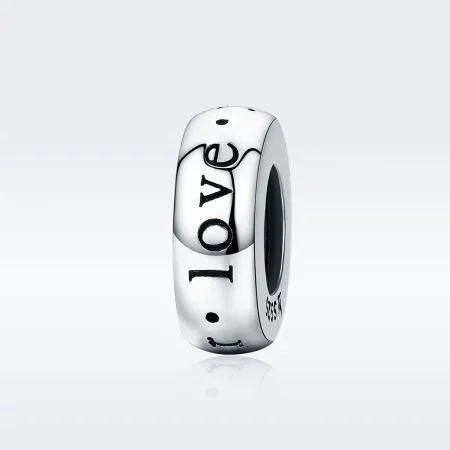 Pandora Style Silver Love You Forever Spacer Charm - SCC595