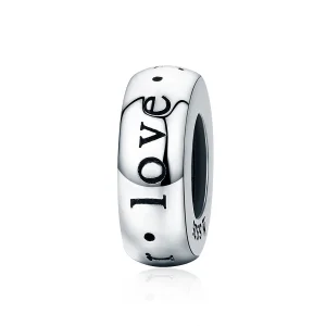 (image for) Pandora Style Silver Love You Forever Spacer Charm - SCC595