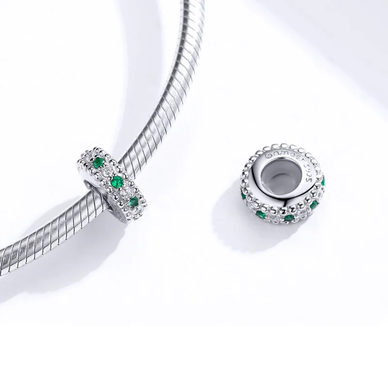 (image for) Pandora Style Silver Retro Spacer Charm - BSC185 - View 4