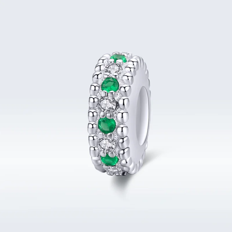 (image for) Pandora Style Silver Retro Spacer Charm - BSC185 - View 5