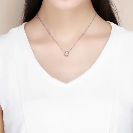 Pandora Style Silver Shine In My Heart Spacer Charm - SCC798