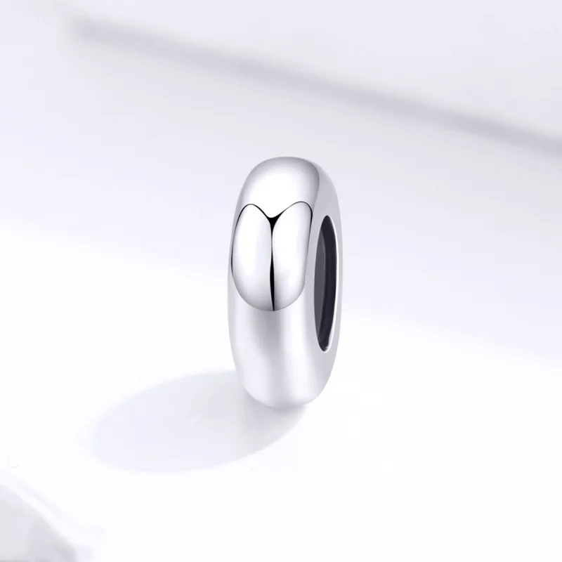(image for) Pandora Style Silver Simple Spacer Charm - SCC1450 - View 2