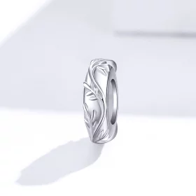 Pandora Style Silver Vine Leaf Spacer Charm - BSC142 Pandora Style Silver Vine Leaf Spacer Charm - BSC142