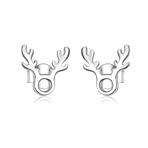 (image for) Pandora Style Antlers Stud Earrings - BSE116