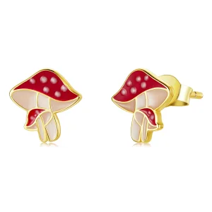 (image for) Pandora Style Autumn - Mushrooms Stud Earrings - SCE1245