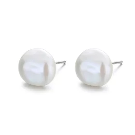 Pandora Style Baroque Pearl Stud Earrings - BSE604 Pandora Style Baroque Pearl Stud Earrings - BSE604