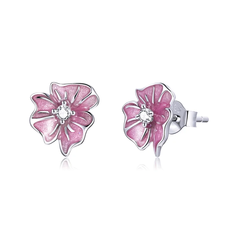 (image for) Pandora Style Blooming Stamens Stud Earrings - BSE471 - Product Image