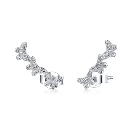 Pandora Style Butterfly Fly Stud Earrings - BSE377 Pandora Style Butterfly Fly Stud Earrings - BSE377