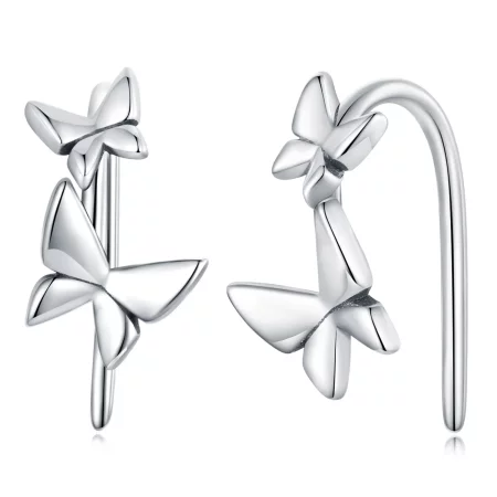 Pandora Style Butterfly Stud Earrings - SCE1501 Pandora Style Butterfly Stud Earrings - SCE1501