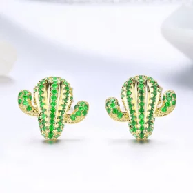 Pandora Style Cactus Stud Earrings - BSE013 Pandora Style Cactus Stud Earrings - BSE013