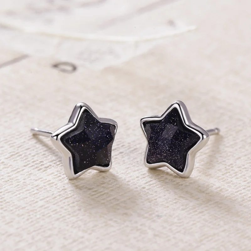 (image for) Pandora Style Call of The Stars Stud Earrings - VSE057 - View 5