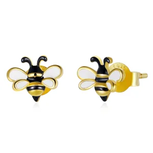 (image for) Pandora Style Cartoon Bee Stud Earrings - SCE1182