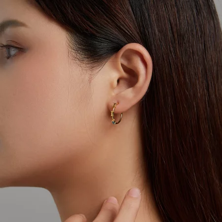 Pandora Style Colorful Zircon Stud Earrings - SCE1211