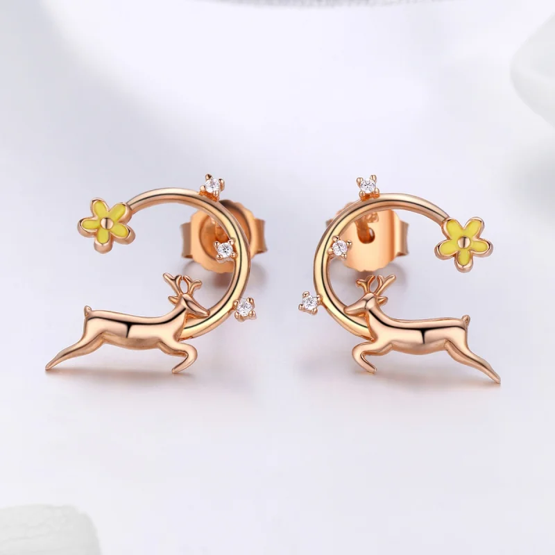 (image for) Pandora Style Compete Stud Earrings - BSE014 - View 2