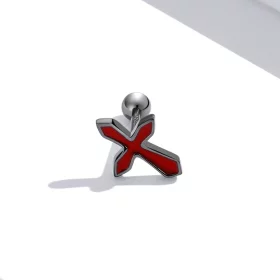 Pandora Style Dark Cross Stud Earrings - SCE1327 Pandora Style Dark Cross Stud Earrings - SCE1327