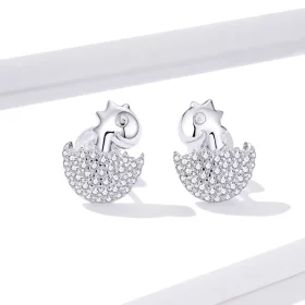 Pandora Style Dinosaur Baby Stud Earrings - BSE354 Pandora Style Dinosaur Baby Stud Earrings - BSE354