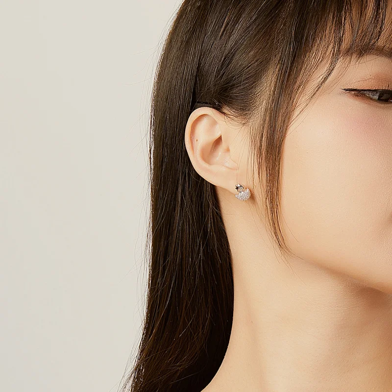 (image for) Pandora Style Dinosaur Baby Stud Earrings - BSE354 - View 8