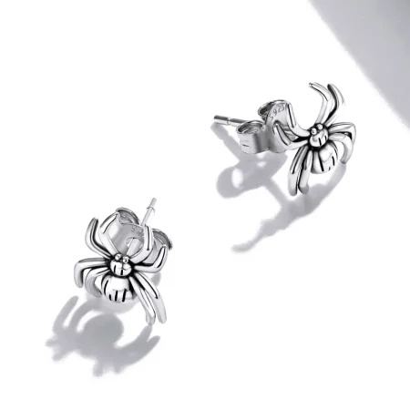 Pandora Style Eight-Legged Spider Stud Earrings - SCE1290
