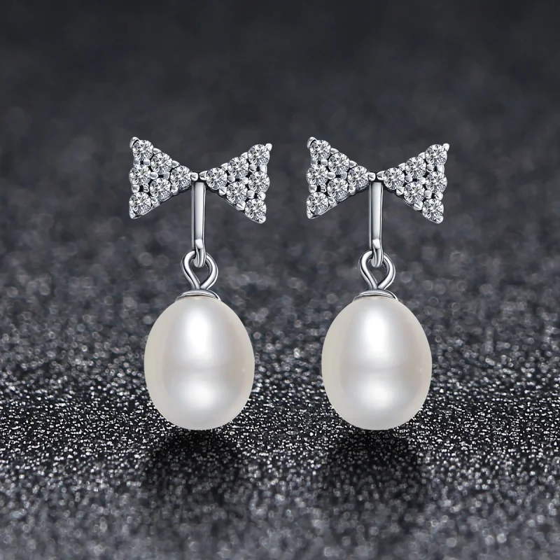 (image for) Pandora Style Elegant Light Stud Earrings - VSE101 - View 2