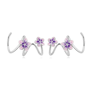 (image for) Pandora Style Flowers Stud Earrings - SCE1462