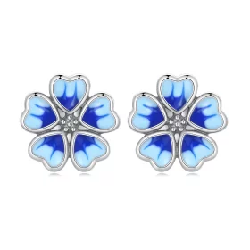 Pandora Style Flowers Stud Earrings - SCE1513 Pandora Style Flowers Stud Earrings - SCE1513