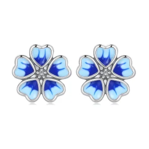 (image for) Pandora Style Flowers Stud Earrings - SCE1513