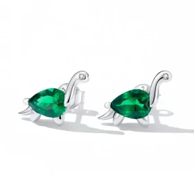 Pandora Style Fun Dinosaur Stud Earrings - SCE1379 Pandora Style Fun Dinosaur Stud Earrings - SCE1379