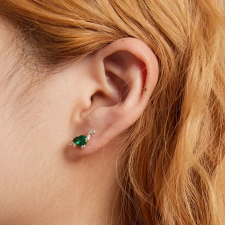 Pandora Style Fun Dinosaur Stud Earrings - SCE1379