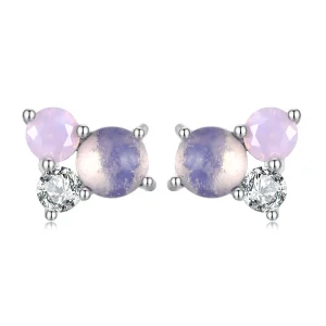 (image for) Pandora Style Gem Stitching Stud Earrings - SCE1451