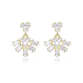 Pandora Style Golden Memories Stud Earrings - BSE226