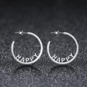 Pandora Style Happy Wishes Stud Earrings - VSE087 Pandora Style Happy Wishes Stud Earrings - VSE087