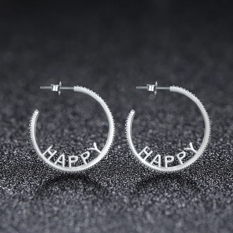 (image for) Pandora Style Happy Wishes Stud Earrings - VSE087 - View 2