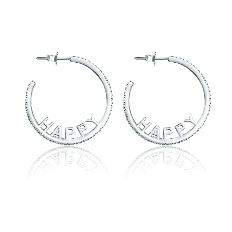 (image for) Pandora Style Happy Wishes Stud Earrings - VSE087 - Product Image