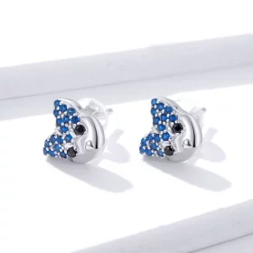 Pandora Style Husky Stud Earrings - BSE356